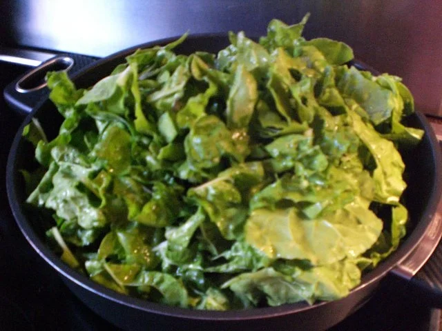 Spaghetti mit Mangold-Knobi-Sahnesoße - Rezept - Bild Nr. 3