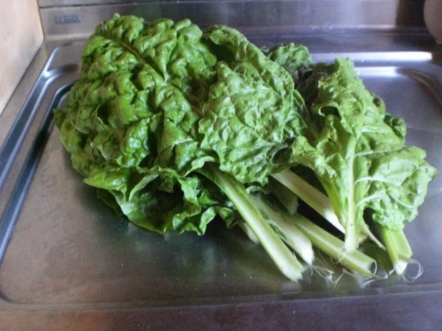 Spaghetti mit Mangold-Knobi-Sahnesoße - Rezept - Bild Nr. 2