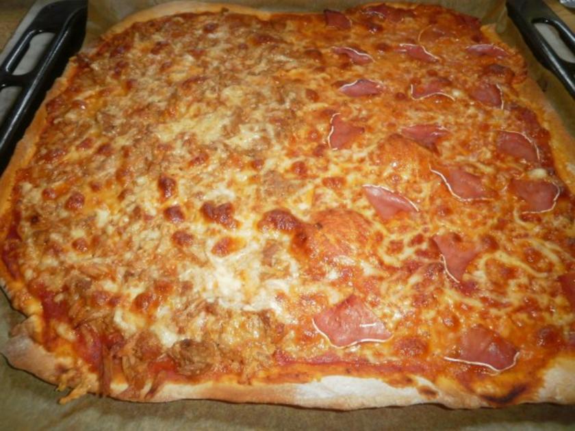 Familienpizza á la Bella Rezept mit Bild kochbar.de