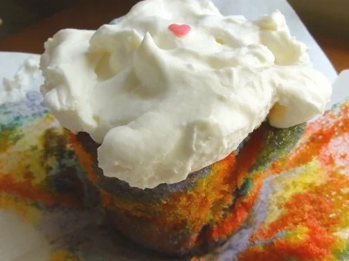 Rezept: Regenbogen Cupcakes Bild Nr. 7 Regenbogen Cupcakes - Rezept - Bild Nr. 7