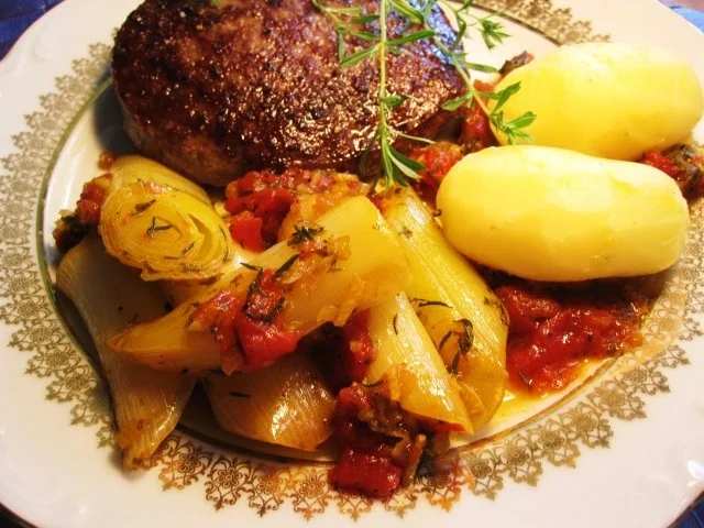 Rezept: Mediterranes Lauchgemüse mit Safran ... Bild Nr. 8 Mediterranes Lauchgemüse mit Safran ... - Rezept - Bild Nr. 8