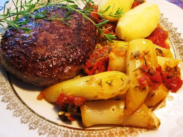 Rezept: Mediterranes Lauchgemüse mit Safran ... Bild Nr. 2 Mediterranes Lauchgemüse mit Safran ... - Rezept - Bild Nr. 2