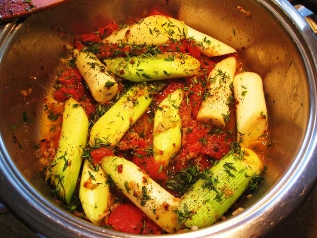 Rezept: Mediterranes Lauchgemüse mit Safran ... Bild Nr. 7 Mediterranes Lauchgemüse mit Safran ... - Rezept - Bild Nr. 7