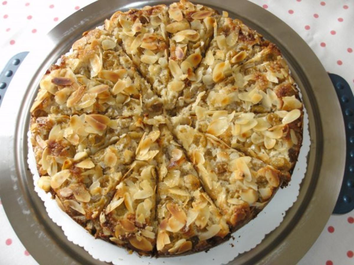 Stachelbeer Marzipankuchen - einfach - 424 kcal/100g