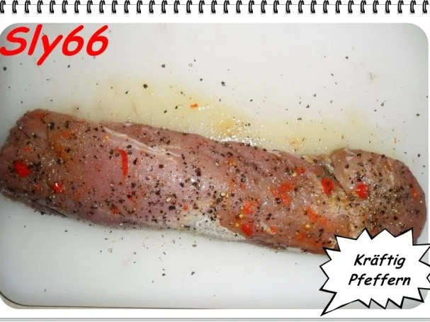 Fleischgerichte:Schweinefilet indirekt Gegrillt - Rezept - Bild Nr. 8