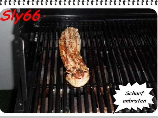 Fleischgerichte:Schweinefilet indirekt Gegrillt - Rezept - Bild Nr. 11