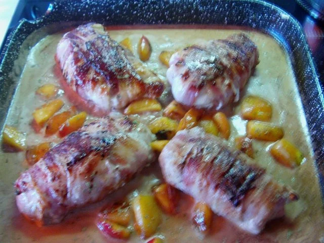 Hähnchenbrust in Cassis-Sektsoße - Rezept - Bild Nr. 5