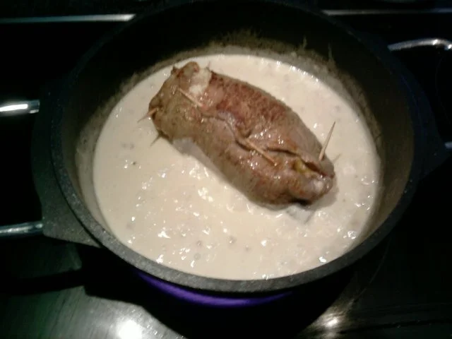 Rinderroulade mit Mozzarella - Rezept - Bild Nr. 4