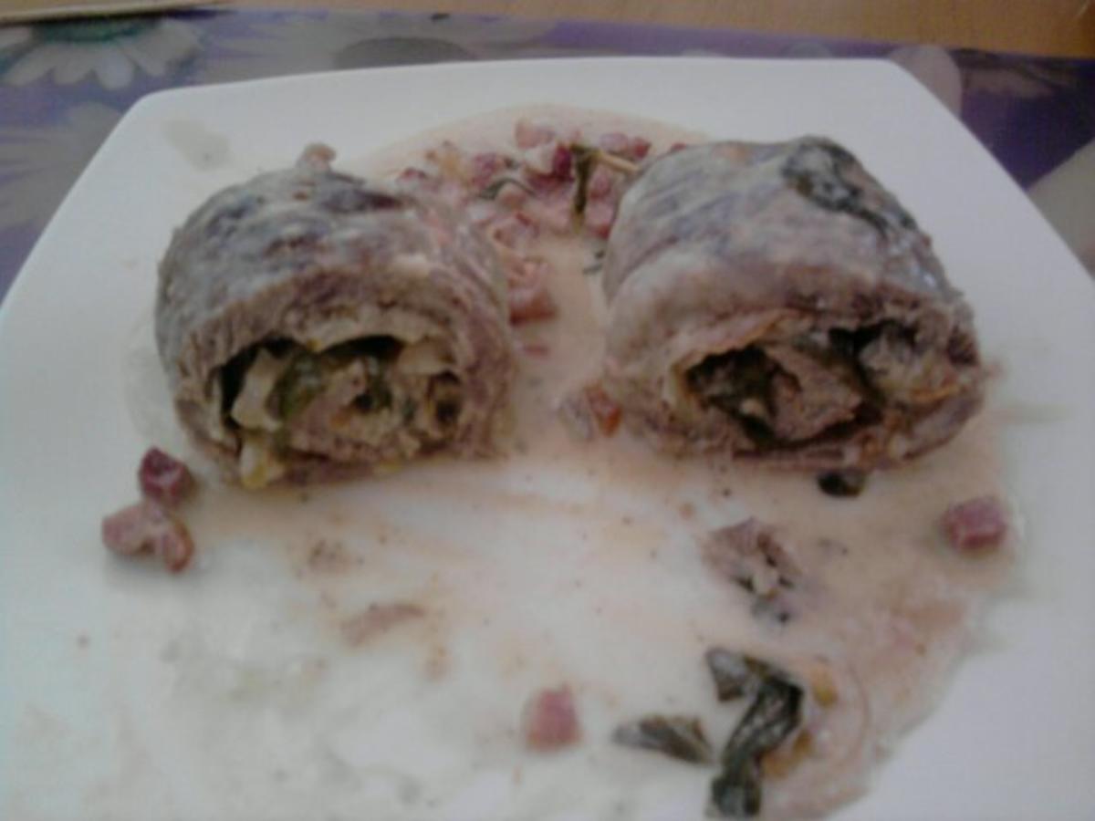 Rinderroulade mit Mozzarella - Rezept - Bild Nr. 7