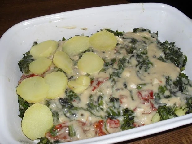 Rezept: Mangold-Kartoffel-Gratin Bild Nr. 10 Mangold-Kartoffel-Gratin - Rezept - Bild Nr. 10
