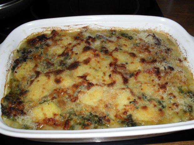 Mangold-Kartoffel-Gratin