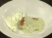 Pistazienbiskuit mit Kiwicreme - Rezept