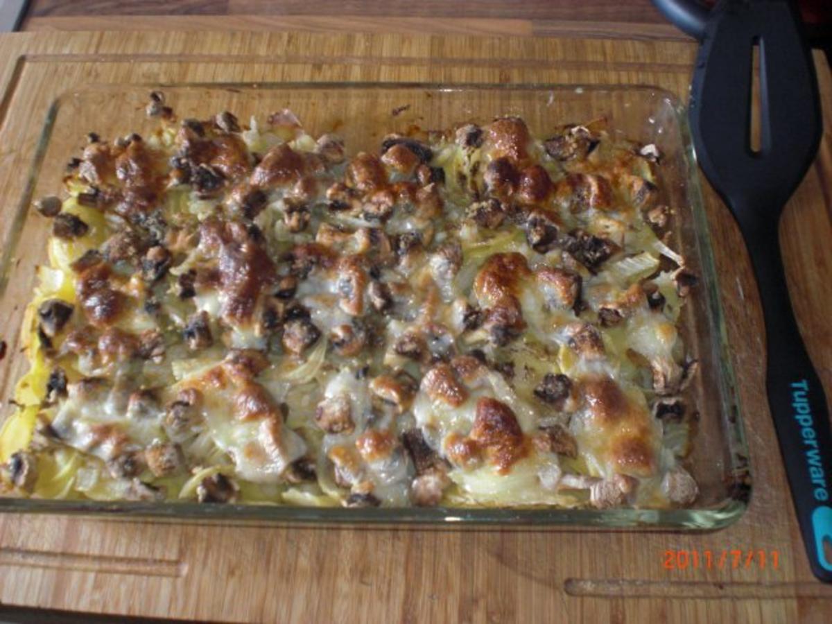 Kartoffeln mit Pilz Auflauf - Rezept - Bild Nr. 2