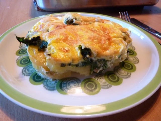 Rezept: Vegetarisch: Kartoffel-Mangold-Auflauf Vegetarisch: Kartoffel-Mangold-Auflauf - Rezept