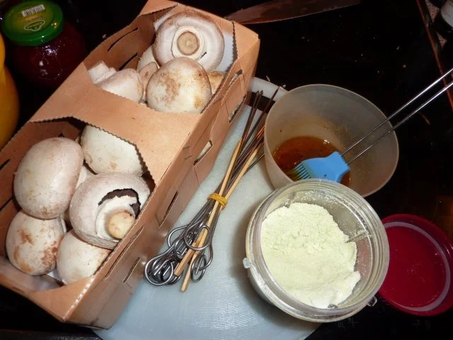 Vegetarisch: Champignonspiesse vom Grill - Rezept - Bild Nr. 2