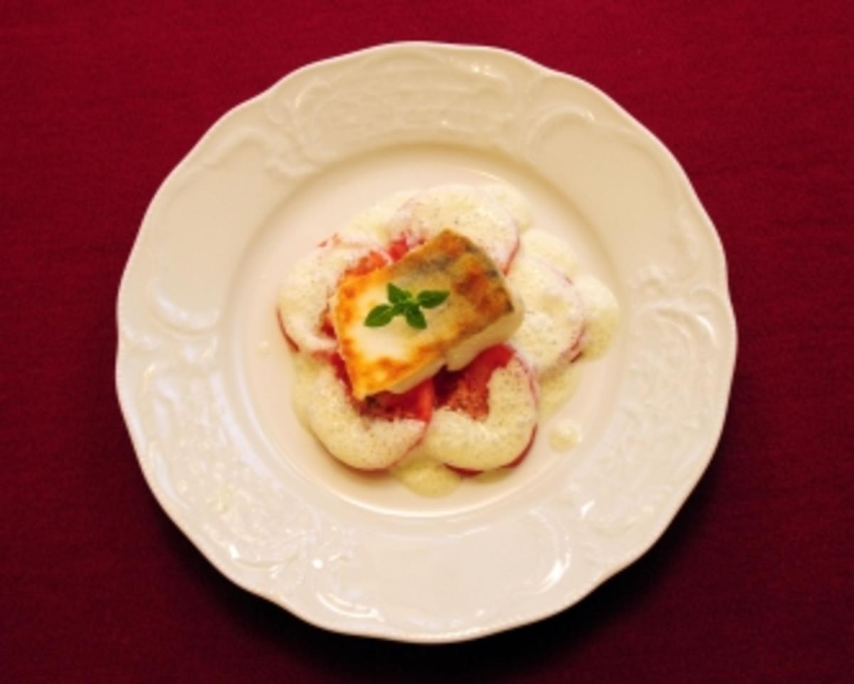 Zander auf Tomaten mit Buttermilch (Susi Erdmann) - Rezept