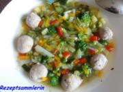 Suppe:     feine SOMMERGEMÜSE - SUPPE - Rezept