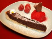 "Death in Chocolate"-Tarte mit Sorbet - Rezept