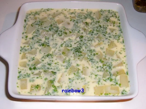 Auflauf: Kohlrabi mit Kräutern unter einer Knusperkruste - Rezept - Bild Nr. 7