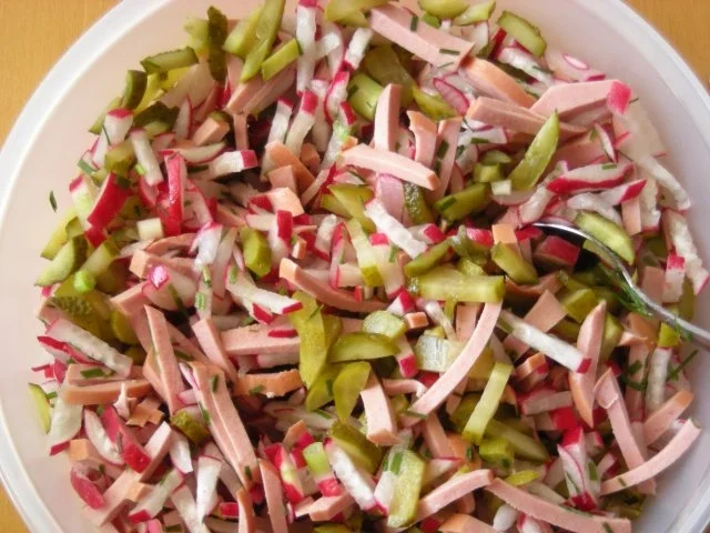 Wurstsalat mit Radieschen - Rezept - Bild Nr. 2