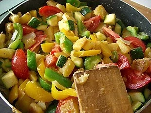 Rezept: Gemüse- Pfanne Bild Nr. 3 Gemüse- Pfanne - Rezept - Bild Nr. 3