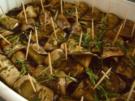 Eingelegte Auberginen mit Schafskäse - Rezept