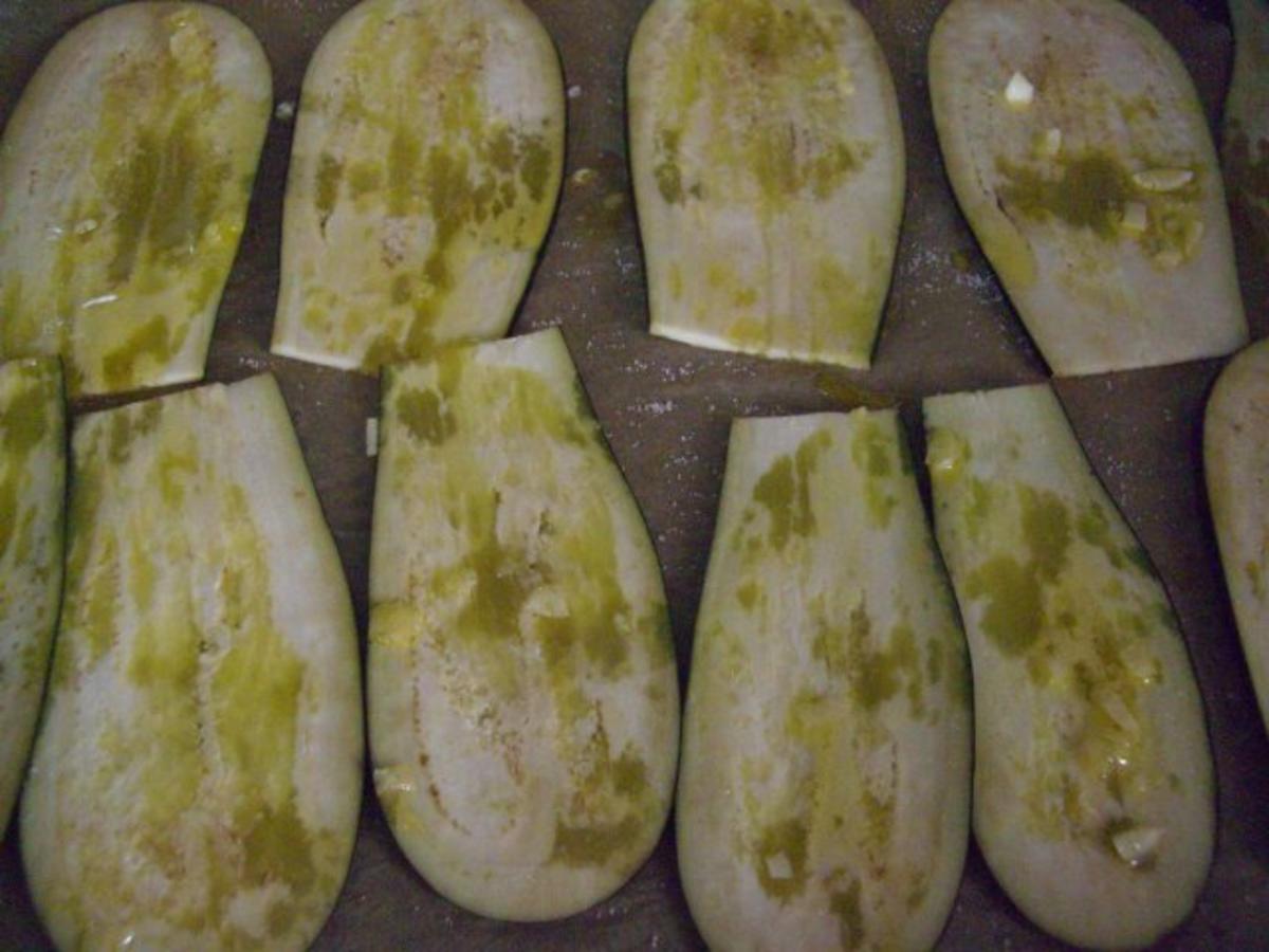 Eingelegte Auberginen mit Schafskäse - einfach - 64 kcal/100g Eingelegte Auberginen mit Schafskäse - einfach - 64 kcal/100g