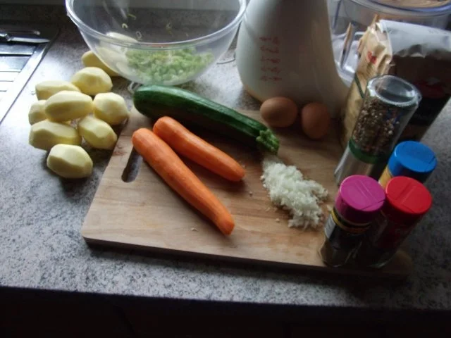 Rezept: Gemüse- Reiberdatschi Dieter´s Art Bild Nr. 2 Gemüse- Reiberdatschi Dieter´s Art - Rezept - Bild Nr. 2