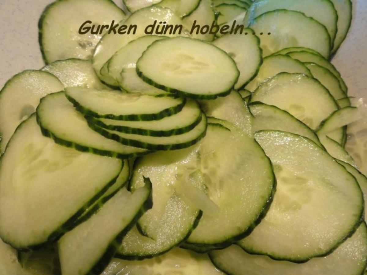 Salatbar:  GURKEN - SALAT - Rezept - Bild Nr. 2