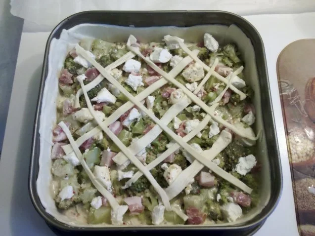 Rezept: Quiche: Knusprige Brokkoli-Quiche Bild Nr. 5 Quiche: Knusprige Brokkoli-Quiche - Rezept - Bild Nr. 5