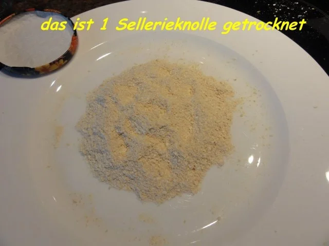 Rezept: Diverses: SELLERIEPULVER + getrocknete Blätter Bild Nr. 7 Diverses: SELLERIEPULVER + getrocknete Blätter - Rezept - Bild Nr. 7