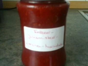 Erdbeer-Johannisbeer-Zitronenmarmelade - Rezept - Bild Nr. 6