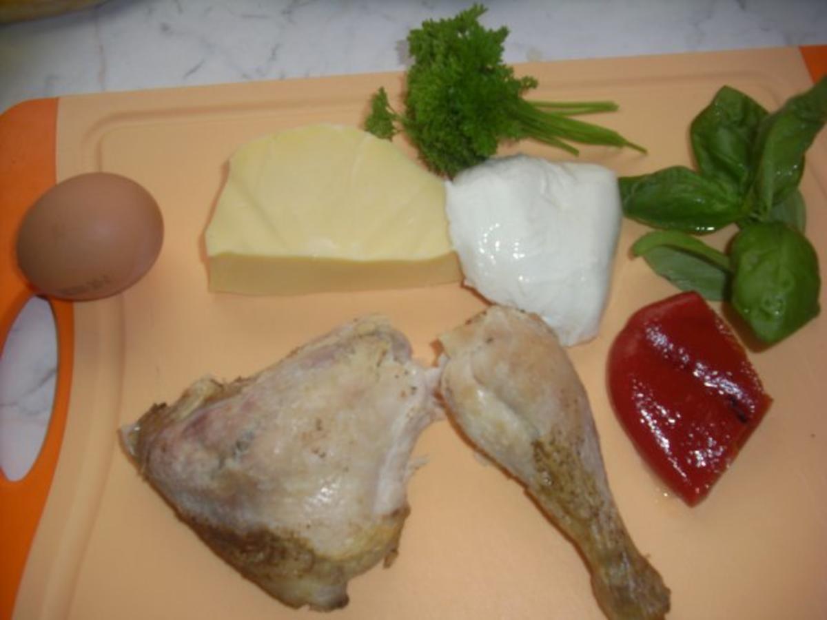 Champignons mit Hühnerfleisch und mehr - Rezept - Bild Nr. 2