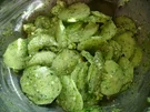 Gurkensalat mit Petersilien-Pesto - Rezept