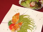 Bauernauflauf mit Kräuterrahm, dazu Gärtnersalat mit Traubenkernöl-Dressing - Rezept