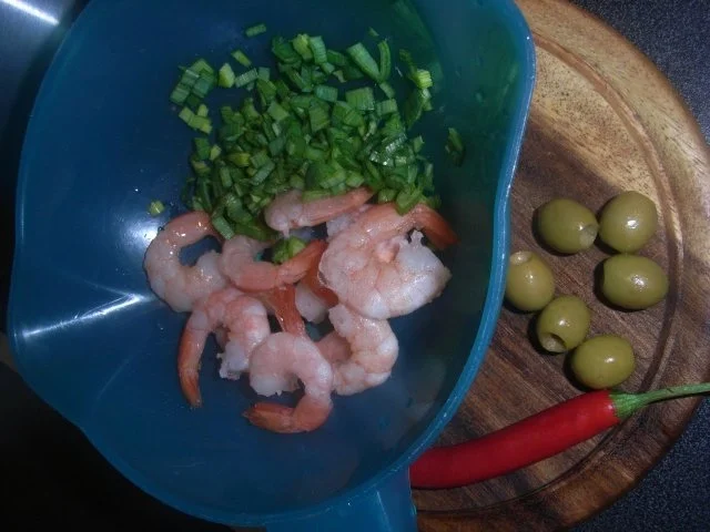 Rezept: BiNe` S GARNELEN - OMELETTE Bild Nr. 2 BiNe` S GARNELEN - OMELETTE - Rezept - Bild Nr. 2