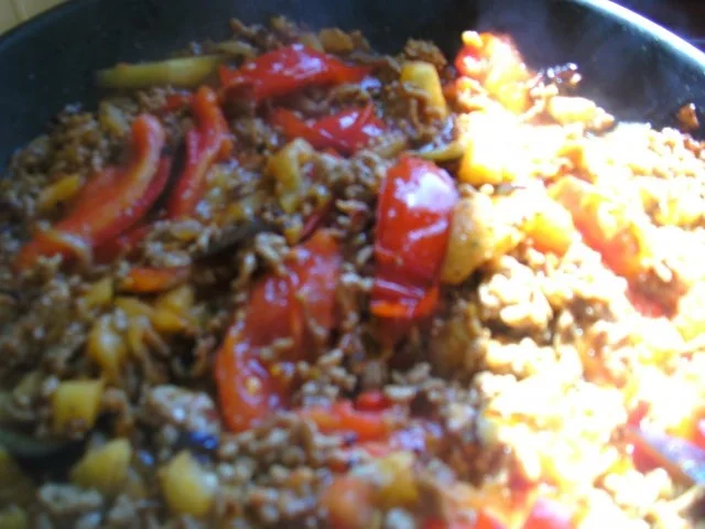 Rezept: gefüllte Aubergine.. Bild Nr. 8 gefüllte Aubergine.. - Rezept - Bild Nr. 8