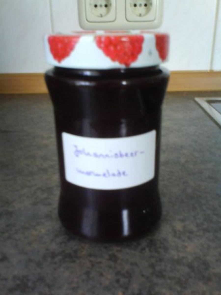 Schwarze Johannisbeermarmelade - Rezept