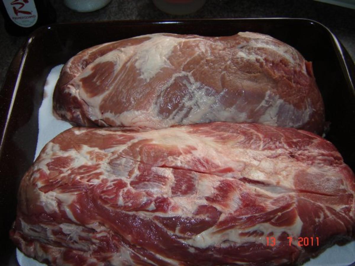Fleisch : Schweinenacken mal anderst gewürzt - Rezept - Bild Nr. 4