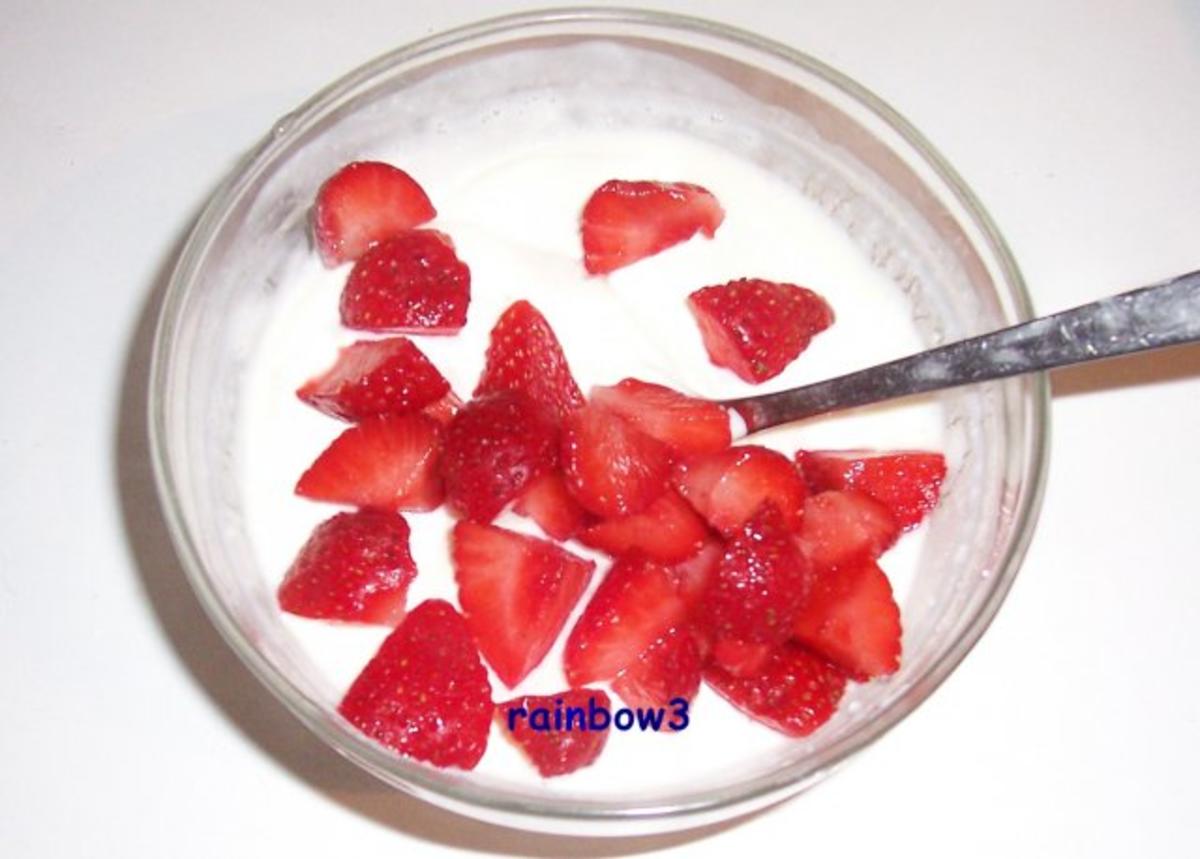 Dessert: Erdbeer-Quark - Rezept