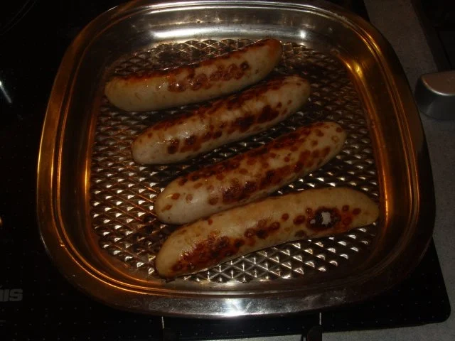 Scharfe weisse Bohnen mit Bratwurst und Kartoffelpürre - Rezept - Bild Nr. 6