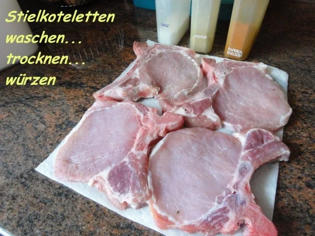 Rezept: Fleisch: STIELKOTELETT mit Chillizwiebeln Bild Nr. 5 Fleisch: STIELKOTELETT mit Chillizwiebeln - Rezept - Bild Nr. 5