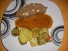 Hackbraten mit Ofengemüse - Rezept