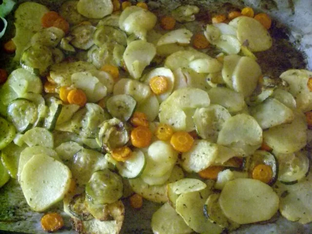 Hackbraten mit Ofengemüse - Rezept - Bild Nr. 6