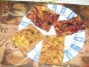 Schneller - Vollkornkuchen mit Apfel - Pflaumen -Belag - Rezept