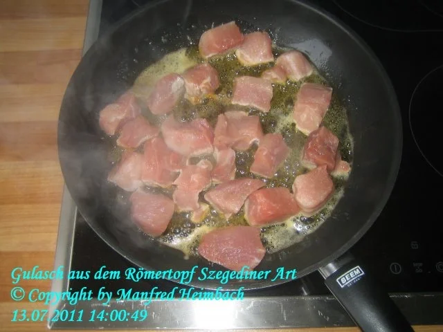 Fleisch – Ofengulasch aus dem Römertopf Szegediner Art a’la Manfred - Rezept - Bild Nr. 9