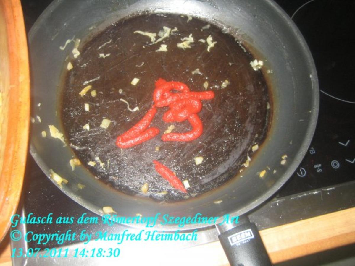 Fleisch – Ofengulasch aus dem Römertopf Szegediner Art a’la Manfred - Rezept - Bild Nr. 8