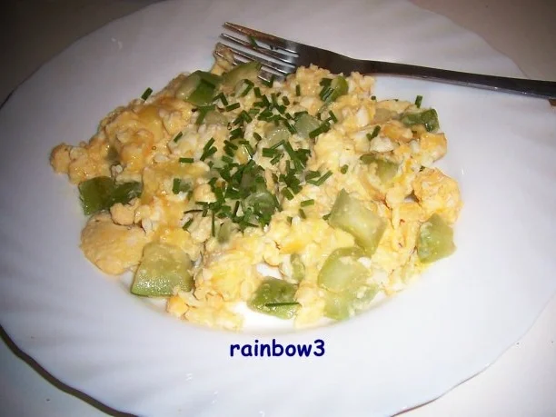 Rezept: Kochen: Zucchini-Käse-Rührei Kochen: Zucchini-Käse-Rührei - Rezept