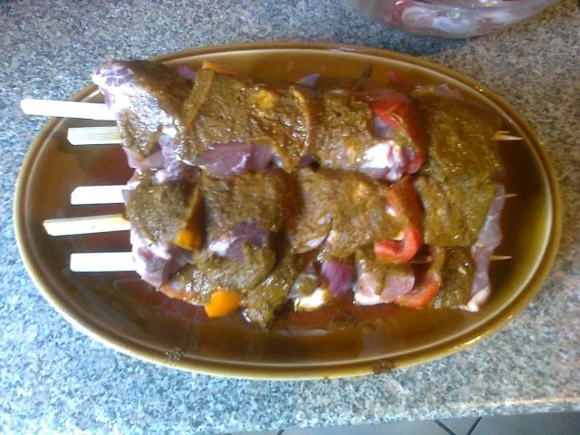 Rezept: Tandoori - Curry - Spieße Tandoori - Curry - Spieße - Rezept