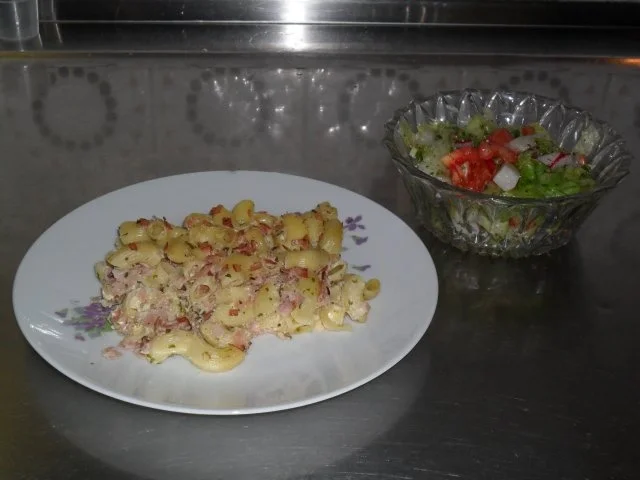 Rezept: Überbackene Schinkenfleckerl Überbackene Schinkenfleckerl - Rezept